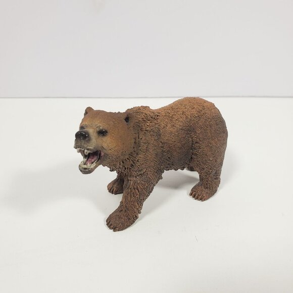 2012 Schleich Grizzly Bear 4" Growling Brown Am Limes D73527 - Picture 2 of 15